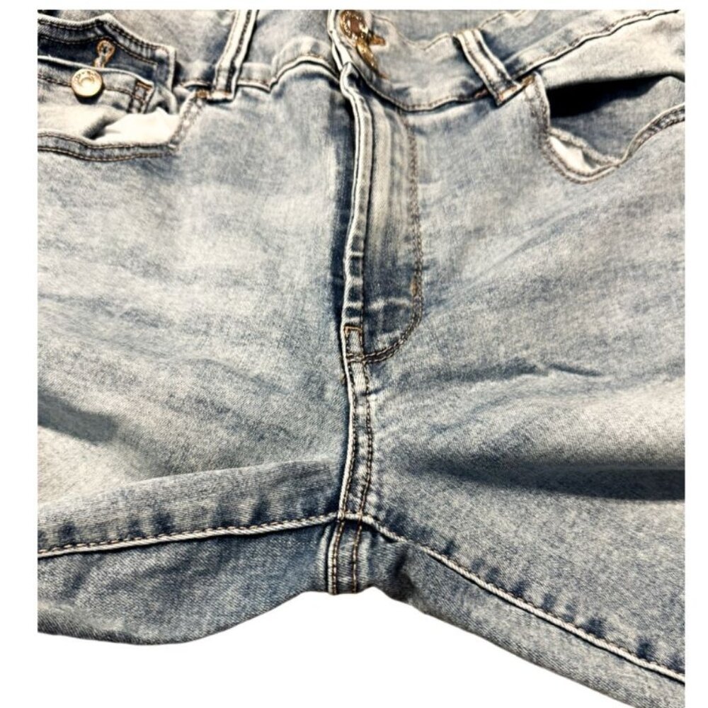 Rachel Roy Light Wash Flare Jeans Size 10 High Rise Bootcut Stretch Denim - Picture 6 of 7
